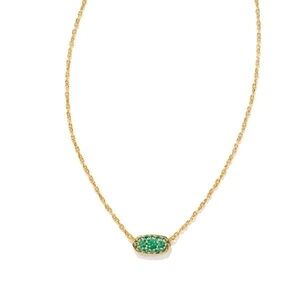 KENDRA SCOTT - Grayson Gold & Green Necklace